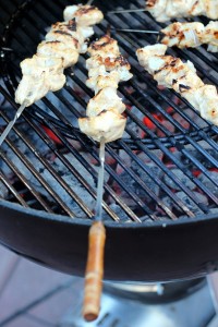 Brochettes de poulet tandoori