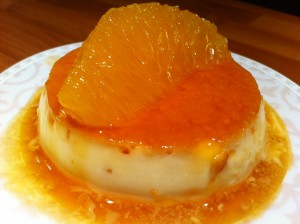 » Petits flans à l’orange et caramel