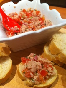» Rillettes de thon à la couleur de mon esprit