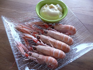 » Langoustines et mayonnaise maison