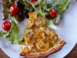 » Tarte tomates cerise-poireau-camembert