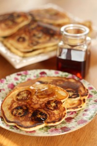 » Pancakes banane rhum raisins