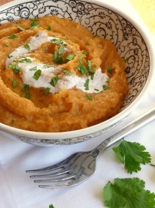 » Purée de patates douces au gingembre