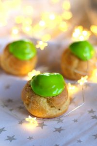 Choux crème pâtissière aux zestes de yuzu