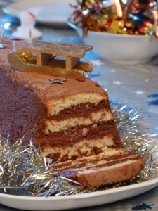 » Bûche chocolat-clémentine