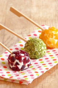 » Sucettes de chèvre frais aux trois saveurs