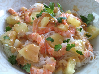 » Salade de crevettes à l’ananas