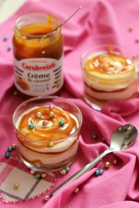 Verrine pomme caramel mascarpone